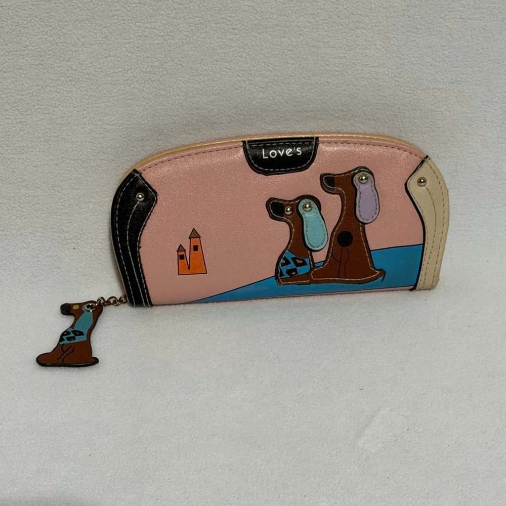 Love's Pink and Black Dog Purse